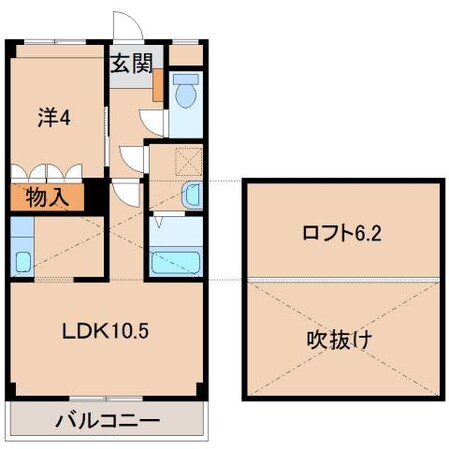 アシューレの物件間取画像